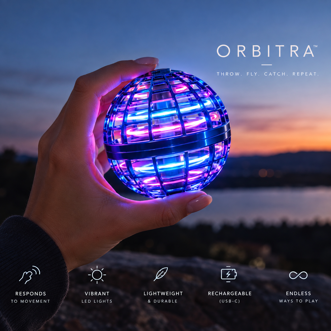 Orbitra LED Flying Orb product image 1